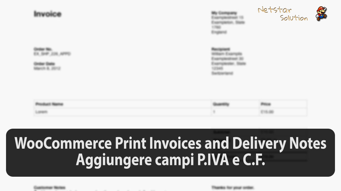 WooCommerce Print Invoices & Delivery Notes